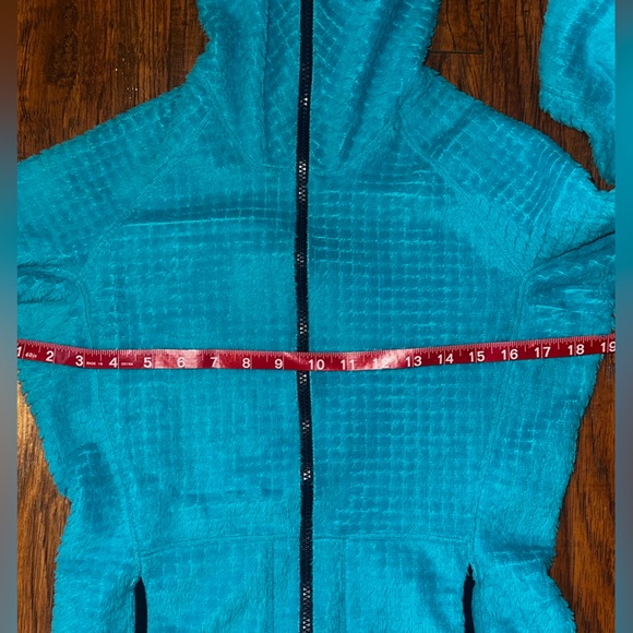 Patagonia Excellent Teal Blue color- block fleece WARMTH full zip jacket - Picture 13 of 14
